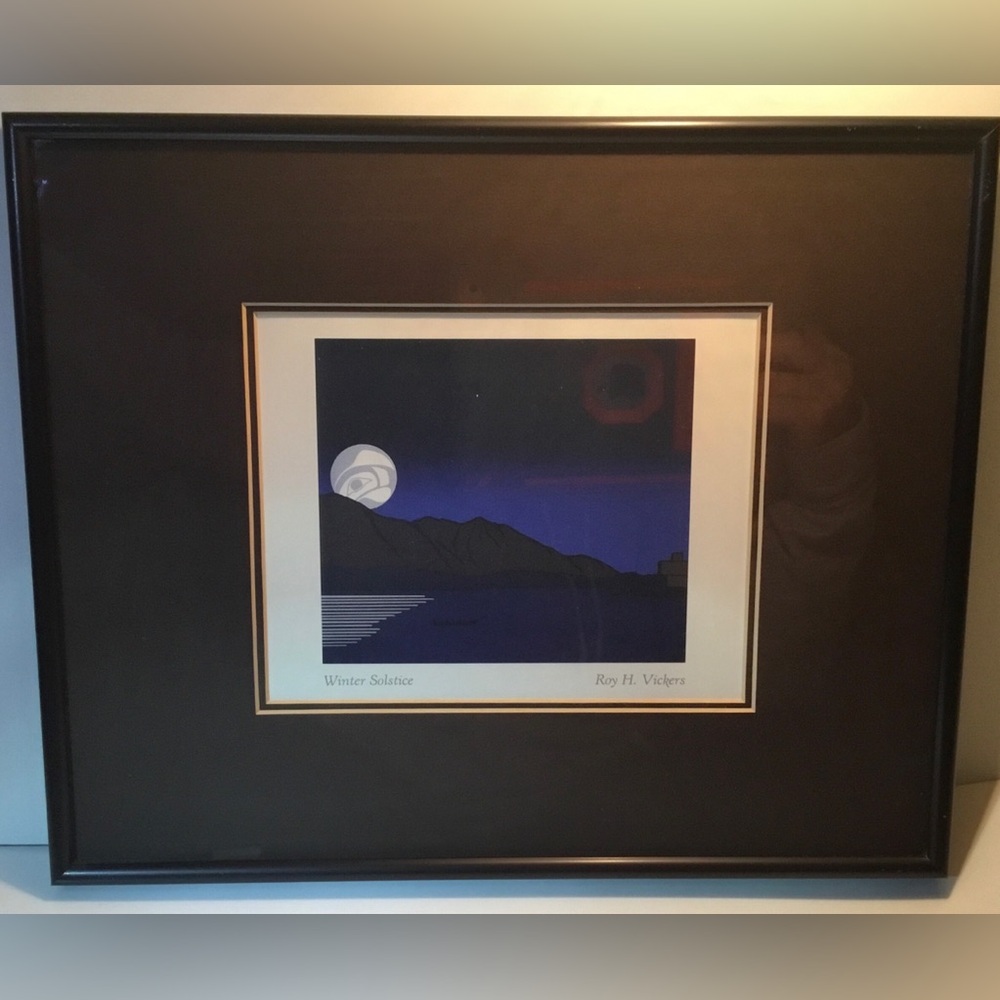 Vintage Roy Henry Vickers Framed Lithograph ‘Winter Solstice’